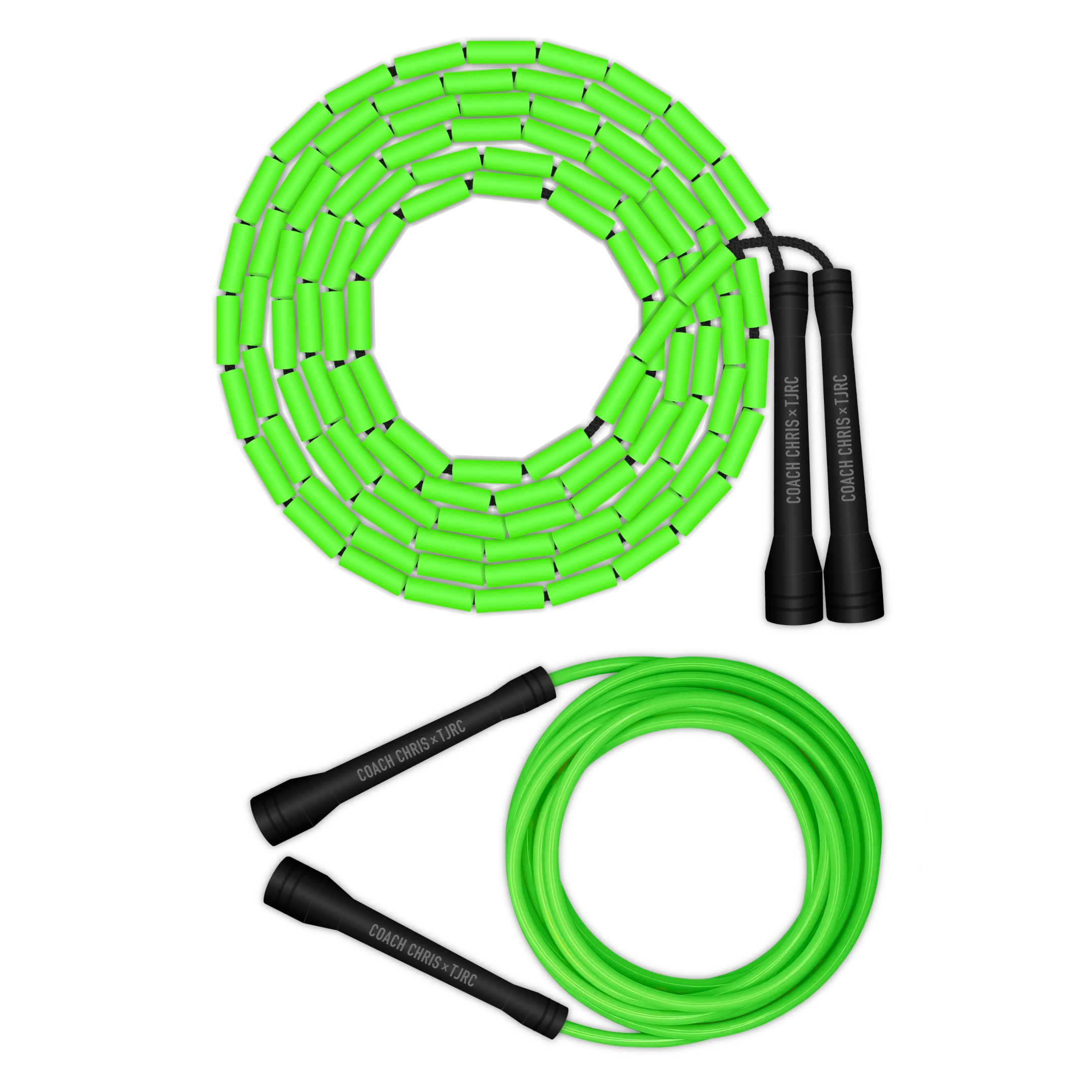 Lime Green Beginner Bundle - Coach Chris | The Jump Rope Company